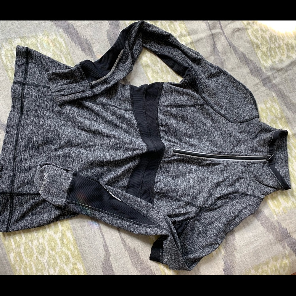 Lululemon brushed run half zip